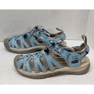 Keen Whisper Water Sport Sandals Blue Women's Waterproof Rubber Sole Size 8.5